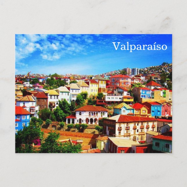 valparaíso chile postcard (Front)