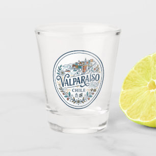 Valparaíso Chile Shot Glass