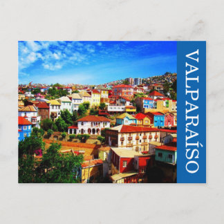 valparaíso colours postcard