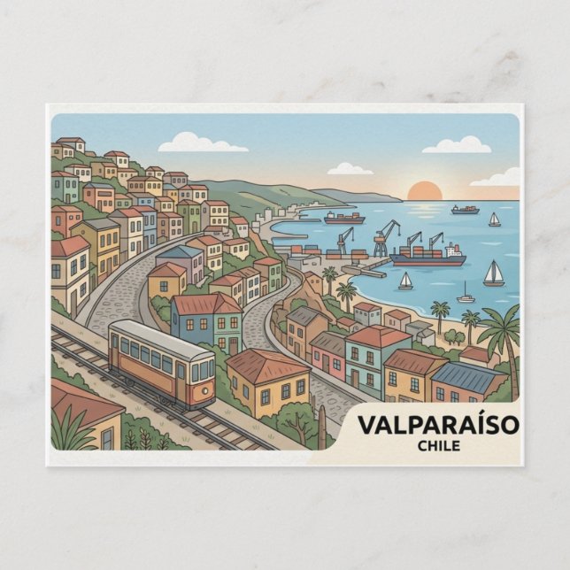 Valparaíso postcard (Front)