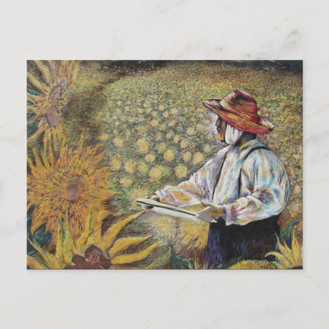 valparaíso sunflowers postcard (Front)