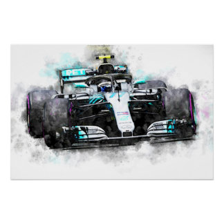Valtteri Bottas 2018 Poster