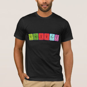 Valtteri periodic table name shirt