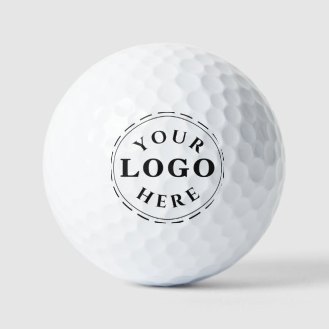 Value Golf Ball with Custom Business Logo (Front)