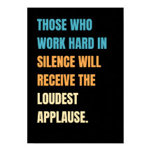 Value of Hardwork - Motivational Quotes Poster