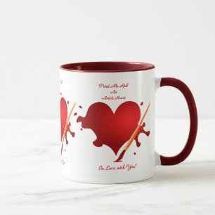 Valuegem An Artist Heart Mug
