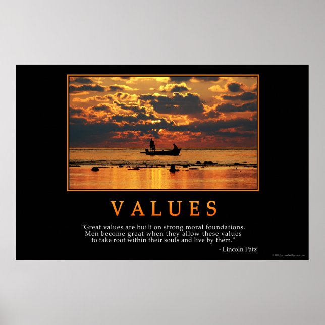 Values Poster (Front)