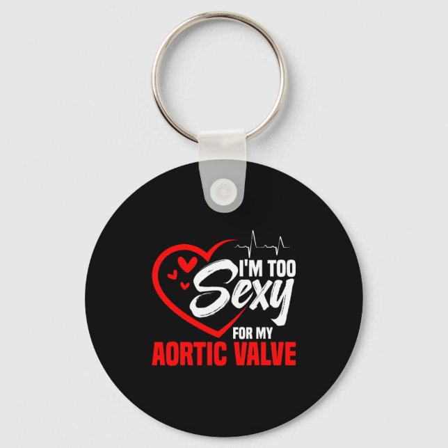 Valve Replacement Heart Surgery Aortic Valve Repai Key Ring (Front)