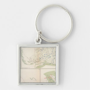 Valverde, Shiloh, Ft Craig, Roanoke Island Key Ring