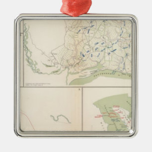 Valverde, Shiloh, Ft Craig, Roanoke Island Metal Tree Decoration