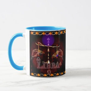 Valxart Libra Scorpio zodiac Cusp or 2 sign Mug