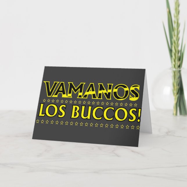 Vamanos note card (Front)