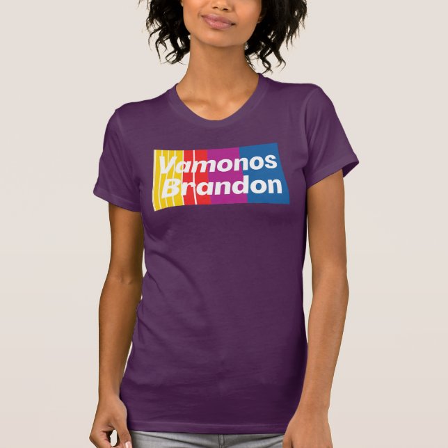 Vamonos Brandon Sans Serif T-Shirt (Front)