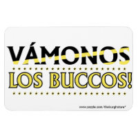 VAMONOS Los Buccos! Magnet! with store address XL