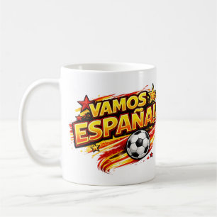 VAMOS ESPANA Mug   Patriotic Spain Foot