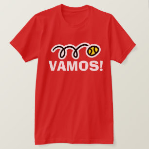 Vamos! Red tennis t shirt for men