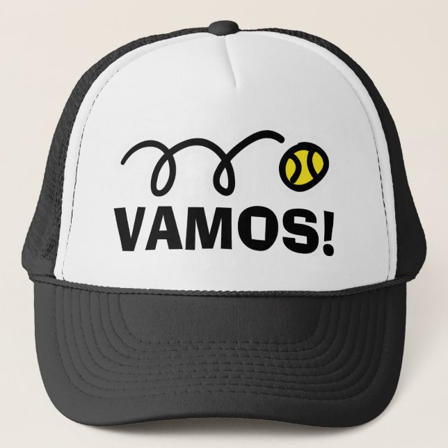 Vamos! Tennis trucker hat (Front)