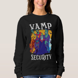 Vamp Security  Easy Halloween Costume Sweatshirt