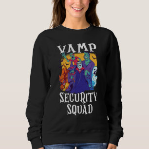 Vamp Security Squad   Easy Halloween Costume Sweatshirt