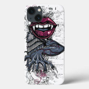 Vampire Abstract Art iPhone 13 Case