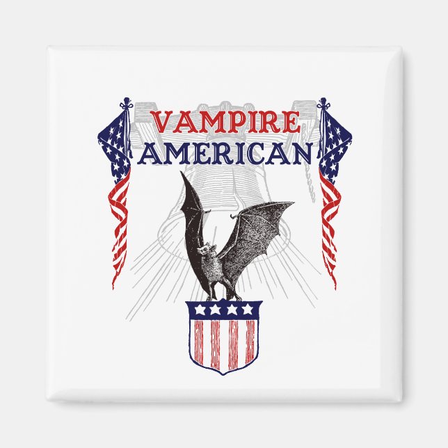 Vampire American Magnet (Front)