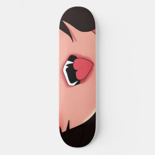 Vampire Anime Lips Skateboard Deck
