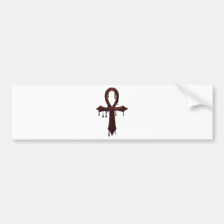 VAMPIRE ANKH -Bloody Bumper Sticker