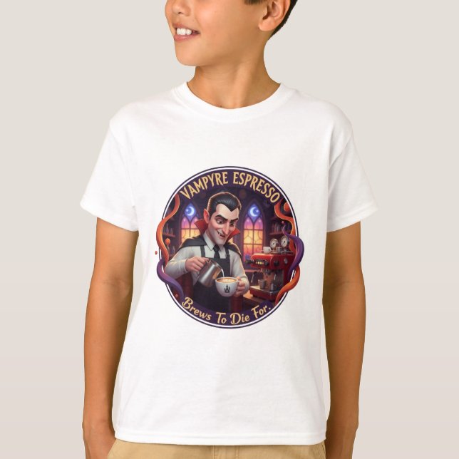 VAMPIRE BARISTA T-Shirt (Front)