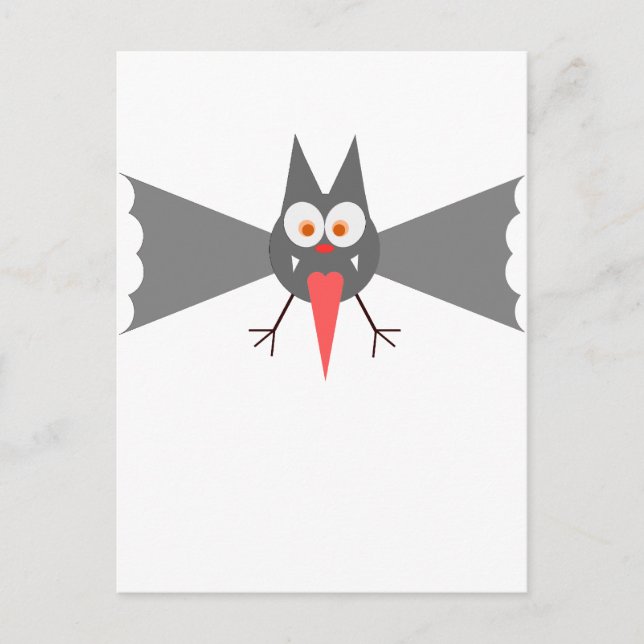 Vampire Bat by Chillee Wilson Postcard (Front)