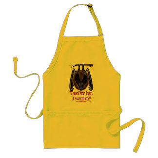 Vampire bat funny apron design