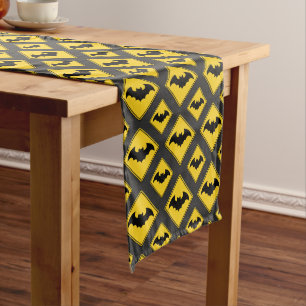 Vampire Bat Warning Halloween Medium Table Runner