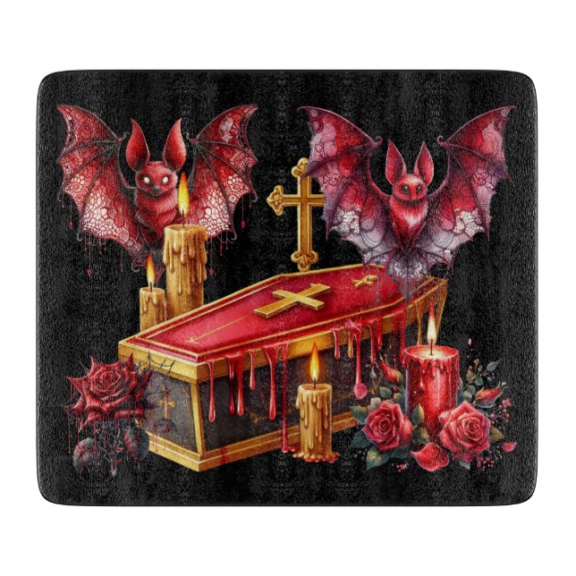 Vampire Bats Cutting Board (Front)