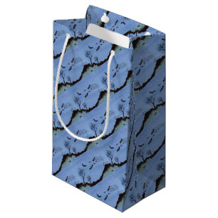 Vampire Bats Halloween Small Gift Bag