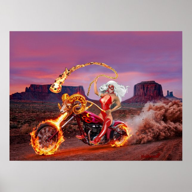 VAMPIRE BIKER REBEL BABES POSTER (Front)