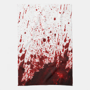 Vampire Blood Dripping Pool Kitchen Dish Towel
