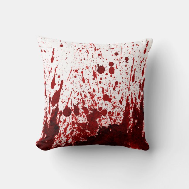 Vampire Blood Dripping Pool Throw Couch Pillow (Front)