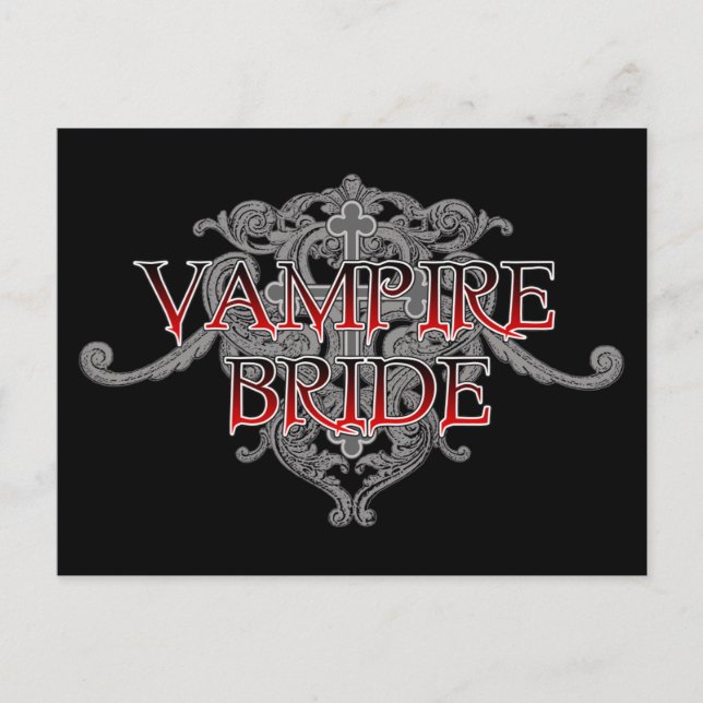 Vampire Bride Postcard (Front)