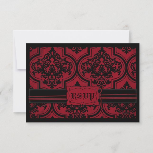 Vampire Bride RSVP Card C (Front)