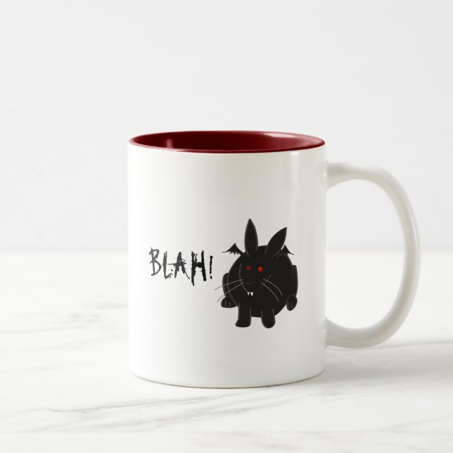 Vampire Bunneh Two-Tone Coffee Mug (Right)