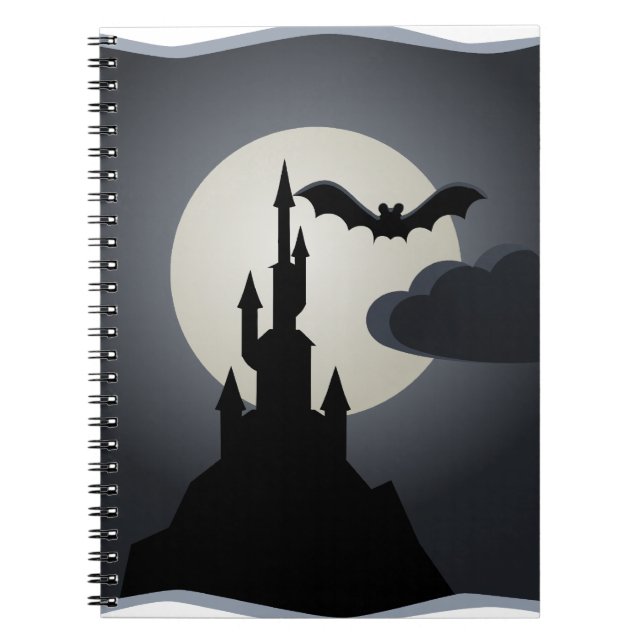 Vampire Castle Spiral Notebook (Front)