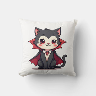 Vampire Cat � Cute Halloween Pet Tee Cushion
