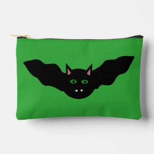 Vampire Cat Faced Bat Halloween Accessory Pouch