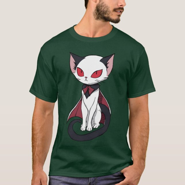 Vampire Cat gift T-Shirt (Front)