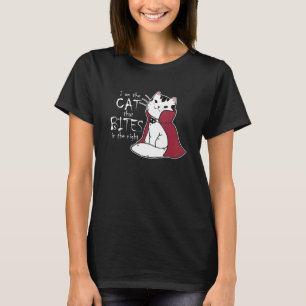 Vampire Cat  I'm The Cat That Bites In The Night T-Shirt