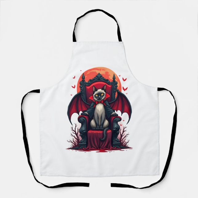 Vampire Cat Lord Apron (Front)