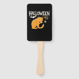 Vampire Cat's Halloween Classic T-Shirt Hand Fan