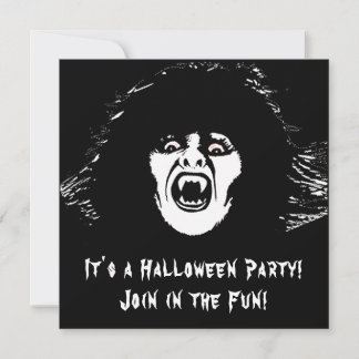 Vampire Chick is a Real Treat Invitation