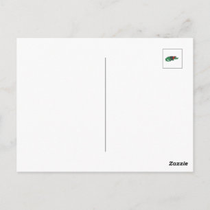 Vampire Crocodile Postcard