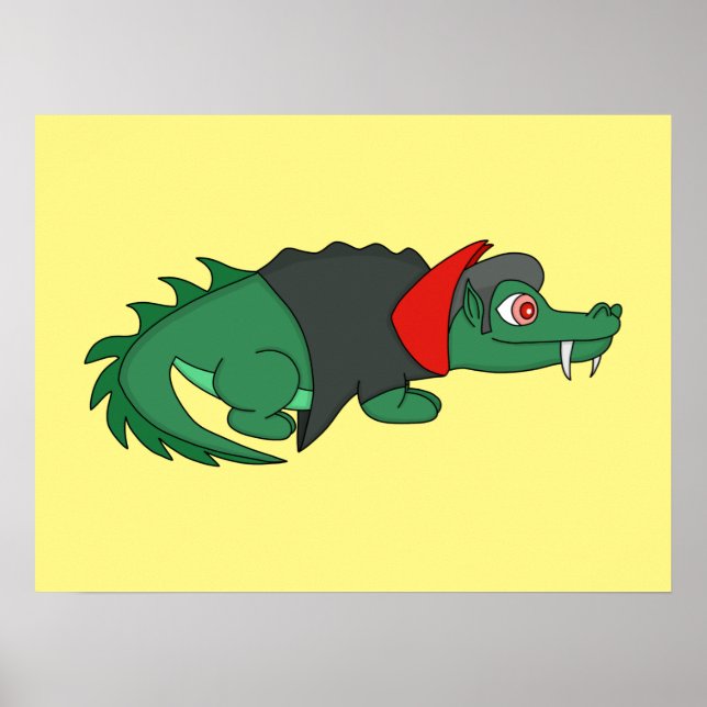 Vampire Crocodile Poster (Front)