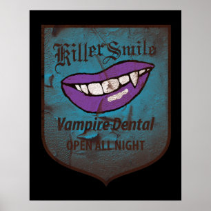 Vampire Dental Poster